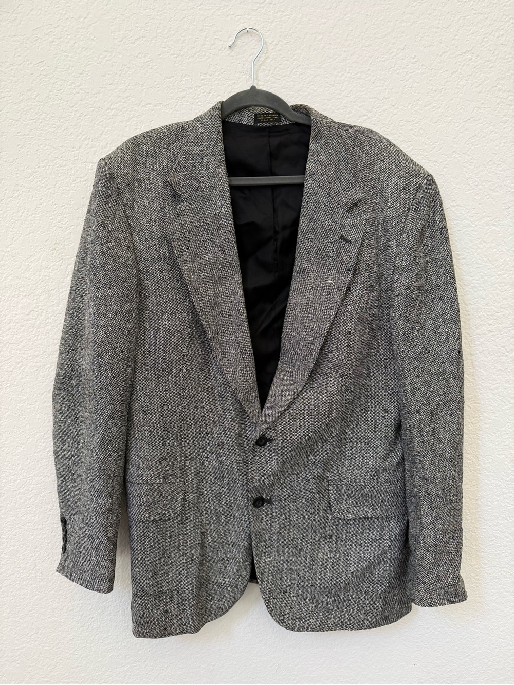Robert Stock Men’s Tweed Wool-Blend Sport Coat - 42L